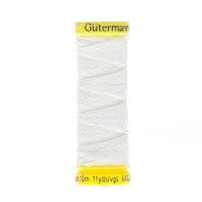Gutermann Elastic Thread Colour 5019 White 